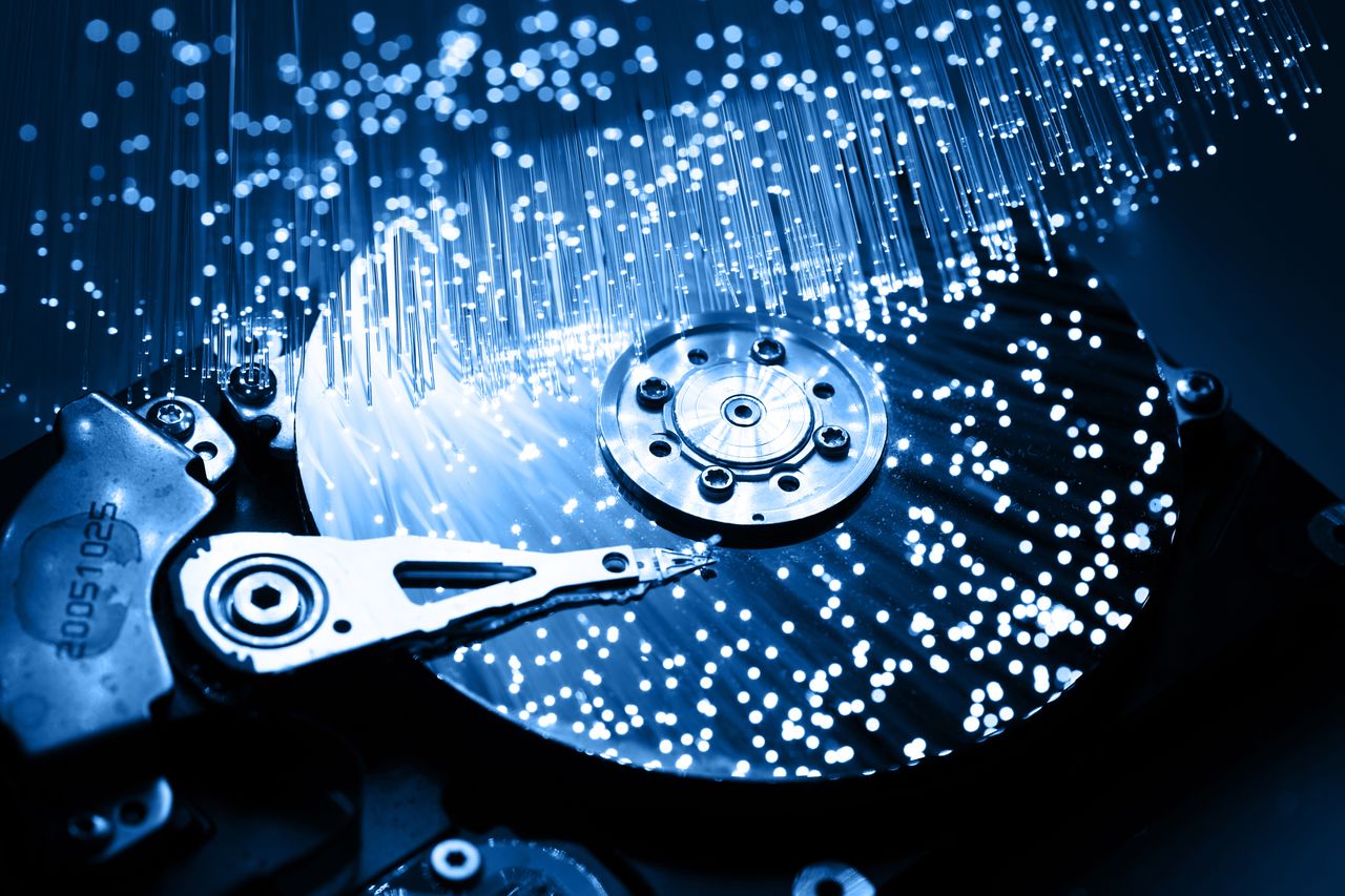 Fiber,Optics,Background,With,Lots,Of,Light,Spots