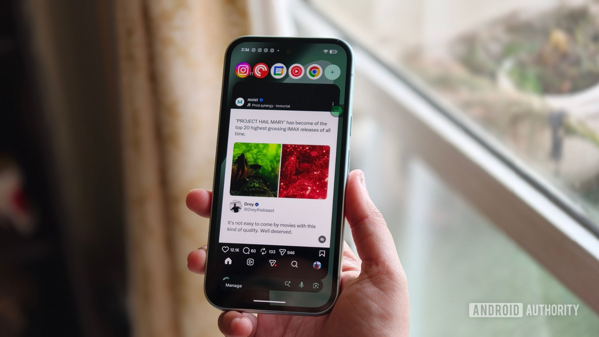 Scrolling-on-Instagram-via-bubbles-feature-on-Android-17