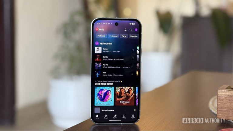 YouTube-Music-opened-on-Google-Pixel-10a