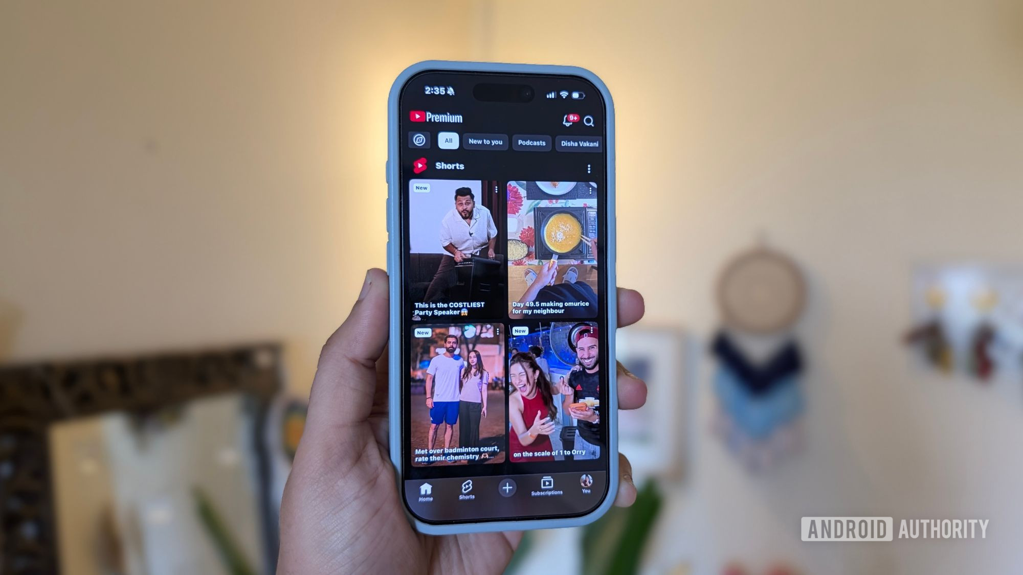 YouTube-feed-on-iPhone