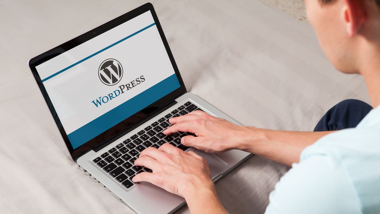 Malaga,,Spain,-,November,10,,2015:,Wordpress,Brand,Logo,On
