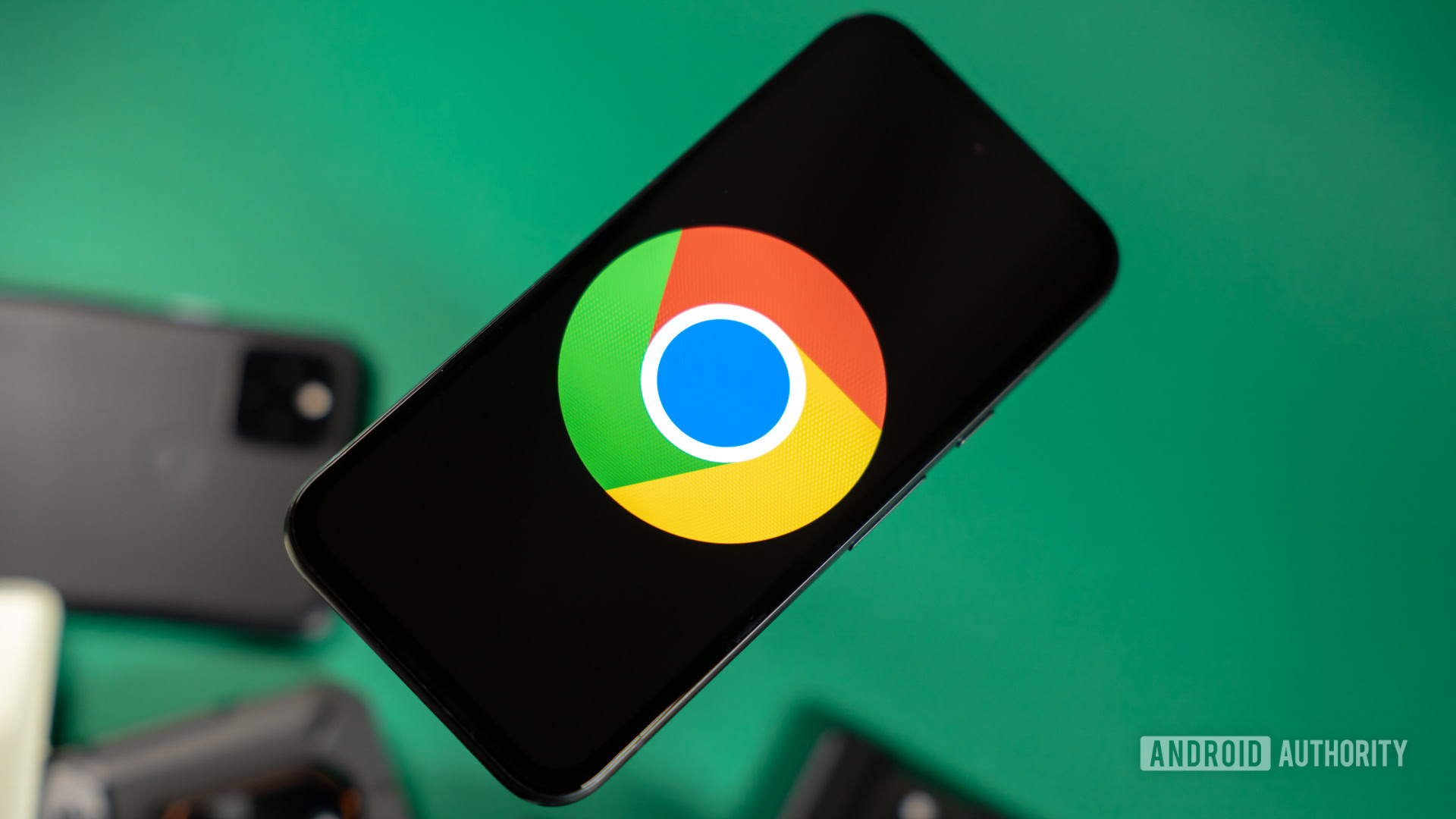 Chrome-logo-on-phone-stock-photo-1