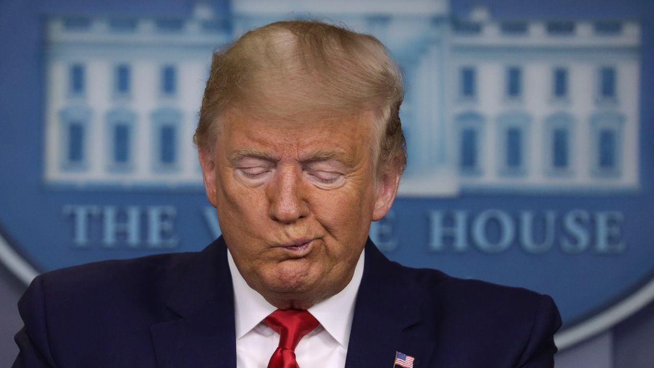President Trump Holds News Conference On Coronavirus At The White House