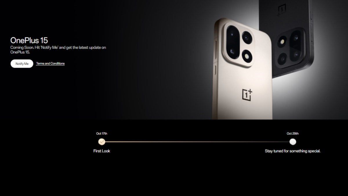OnePlus 15 Launch  Teased via Microsite; Company Reveals Key Features Ahead of China Debut