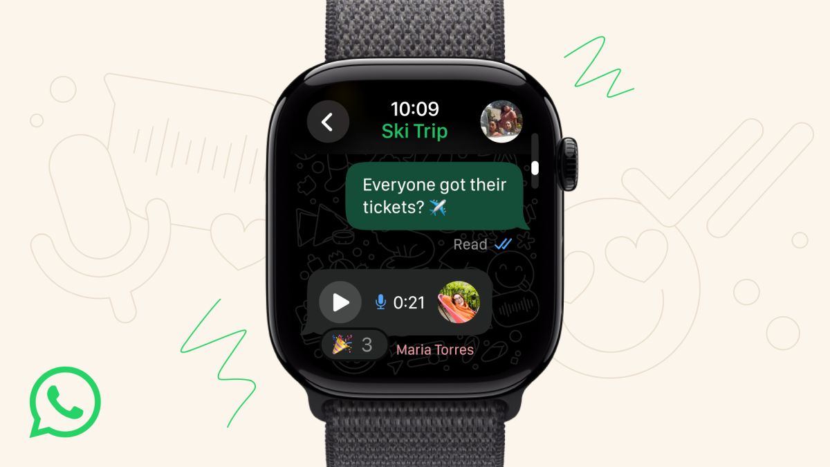 WhatsApp Launches Apple Watch App With Support for Voice Messages, Chat History and Reactions